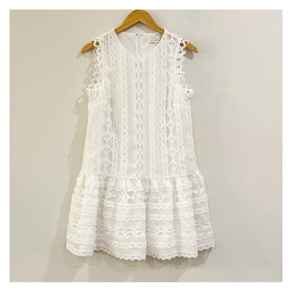 Endless Rose Lace Mini Dress white M - Picture 4 of 11